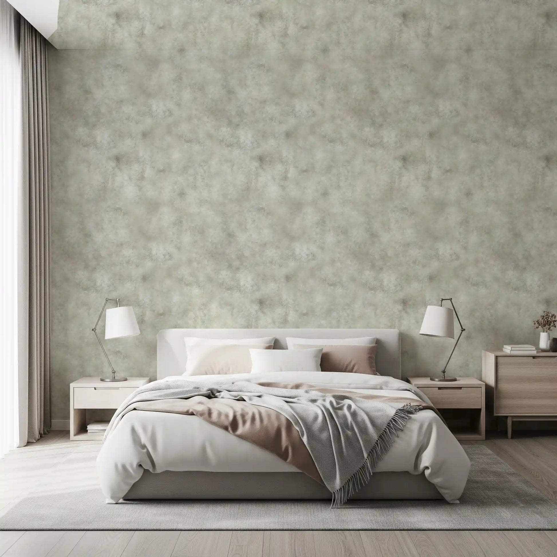 Painterly - Dirty White Wallpaper⁠