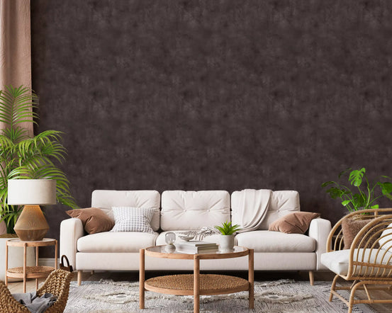 Moody plum wallpaper with a mottled painterly texture in deep dusky tones GD11570