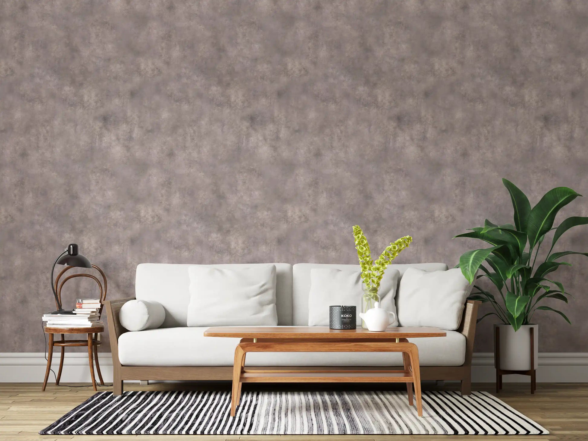 Painterly - Thistle Wallpaper⁠