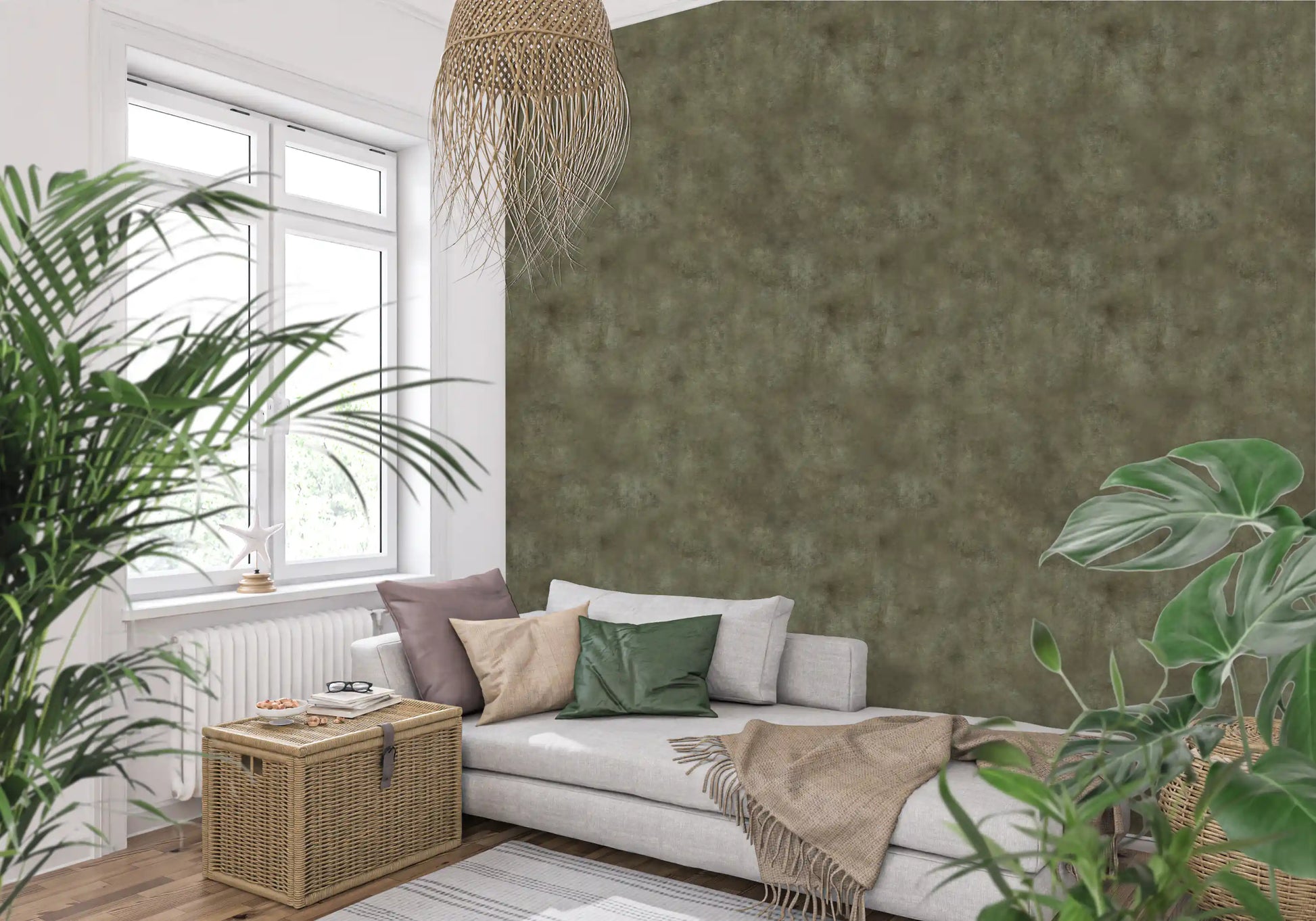 Painterly - Tobacco Wallpaper⁠