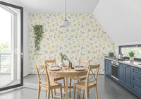 Pastel Blossom Flowers Subtle Nursery Deign Wallpaper⁠