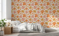 Sun-Kissed Botanical Bloom Wallpaper⁠