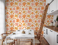 Sun-Kissed Botanical Bloom Wallpaper⁠