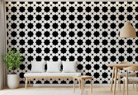 Minimalist Dot Grid Geometry Wallpaper⁠