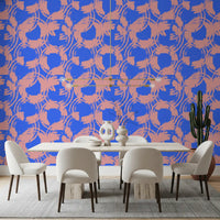 Abstract Painted Circles Wallpaper⁠
