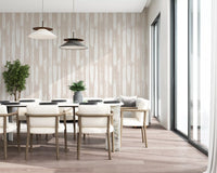 Creamy Brushstroke Stripes Wallpaper⁠