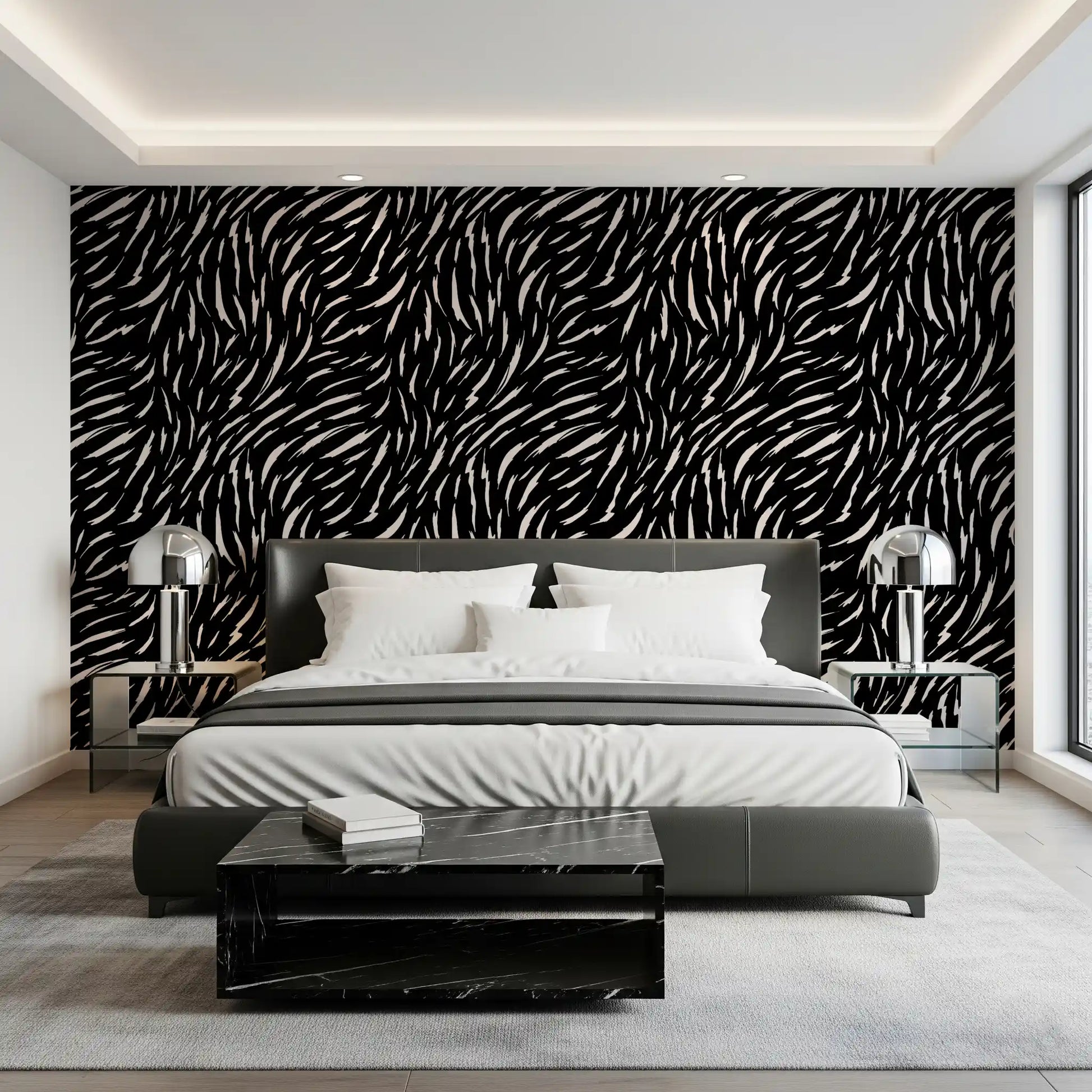 Minimalist Organic Lines Wallpaper⁠