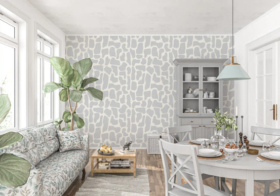 Minimalist Stone Mosaic Wallpaper⁠