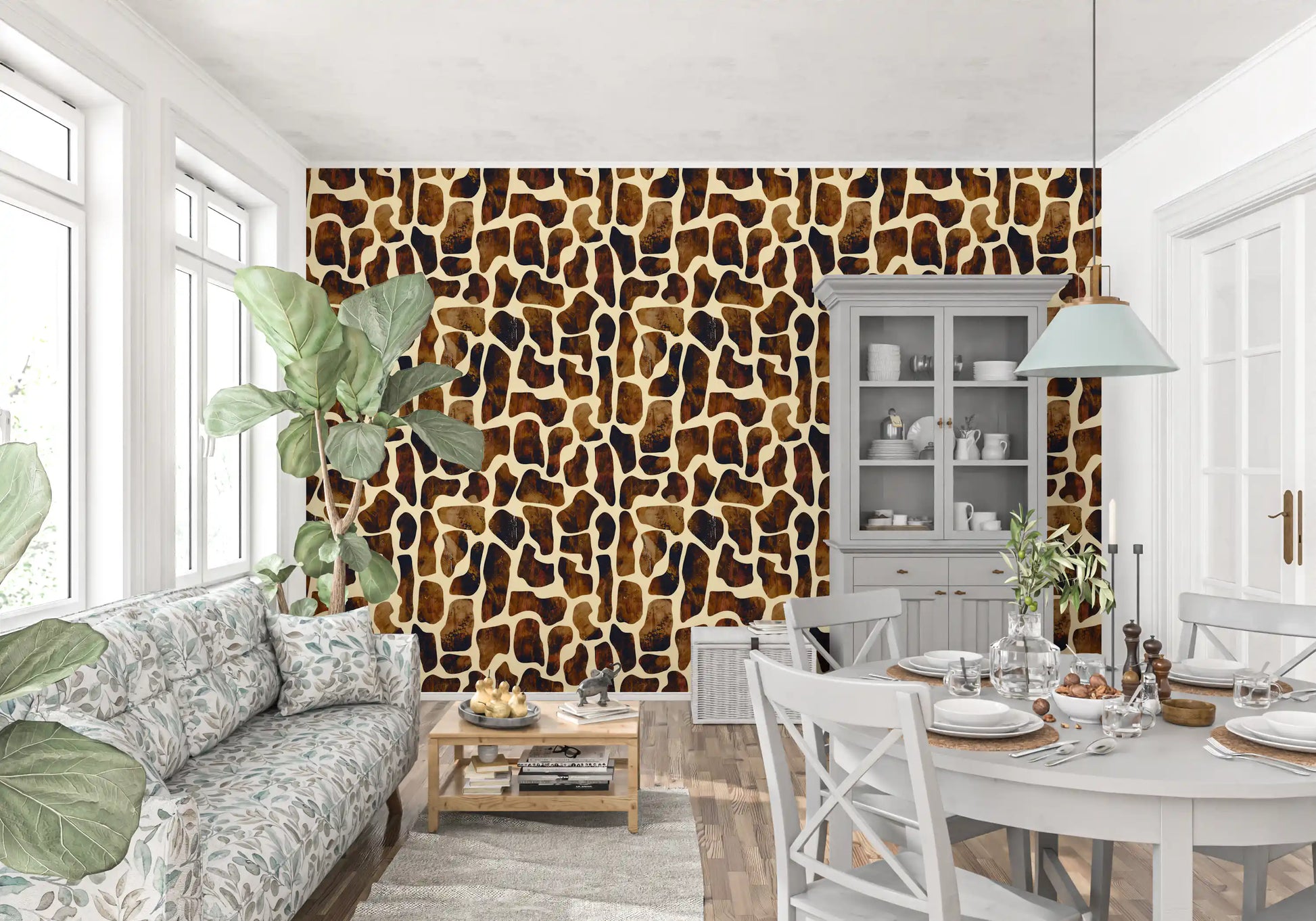 Rustic Stone Texture Repeat Wallpaper⁠