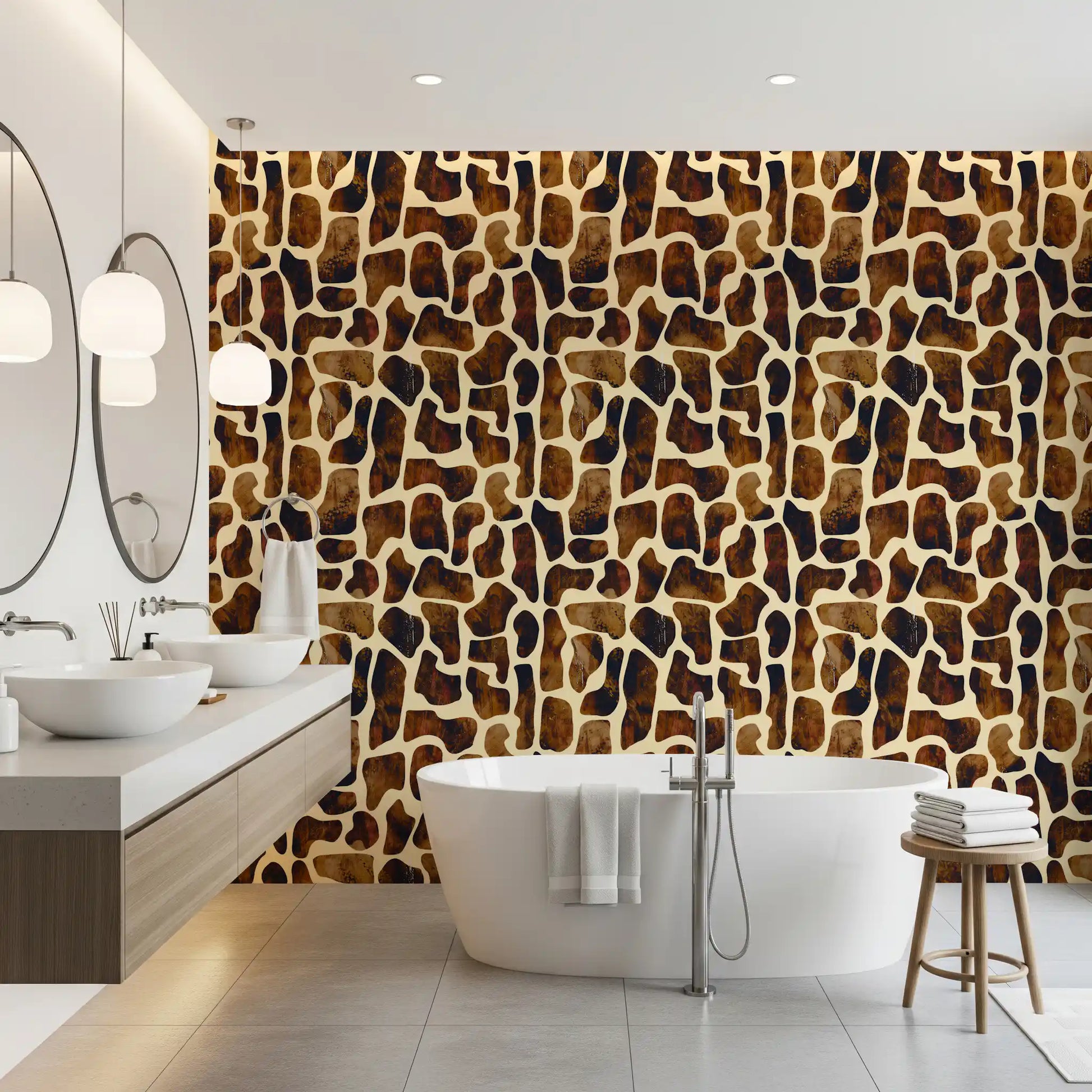 Rustic Stone Texture Repeat Wallpaper⁠