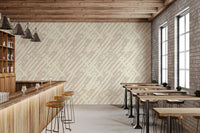 Cream Brushstroke Grid Wallpaper⁠