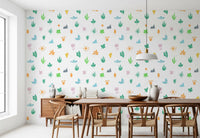Summer Doodle Motif Wallpaper⁠