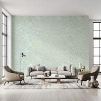 Abstract Mint Flow Wallpaper⁠
