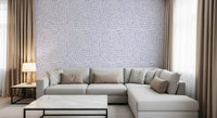 Minimalist Violet Maze Pattern Wallpaper⁠