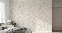 Creamy Petal Shadow Pattern Wallpaper⁠
