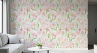 Muted Pastel Spring Petals Wallpaper⁠