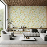 Soft Watercolor Floral Meadow Wallpaper⁠