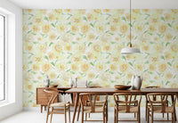 Soft Watercolor Floral Meadow Wallpaper⁠