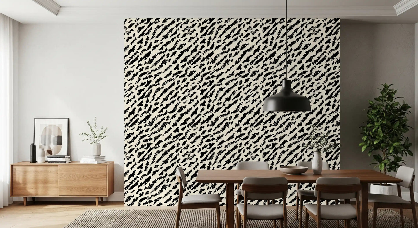 Abstract Ink Brushstroke Texture Wallpaper⁠