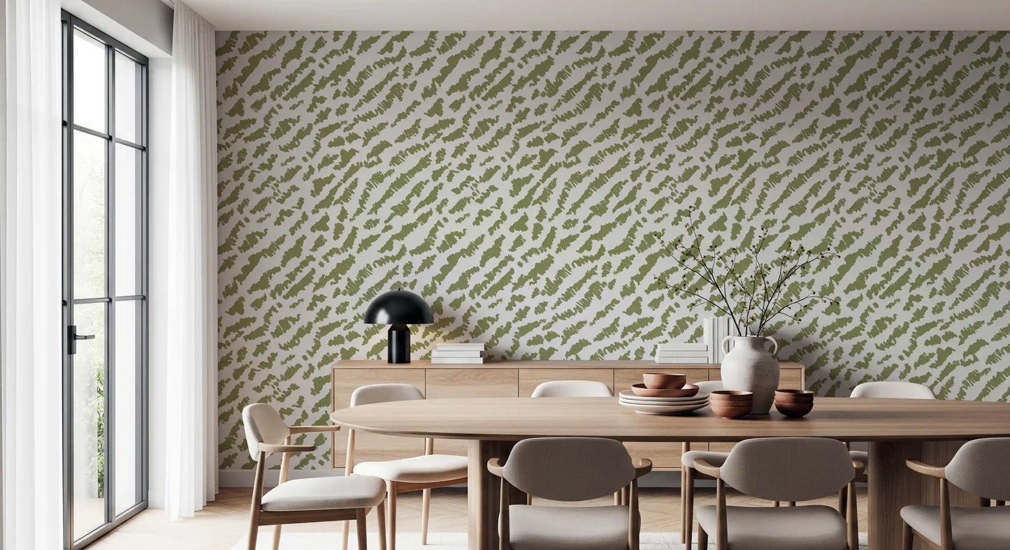 Sage Green Scribble Texture Wallpaper⁠