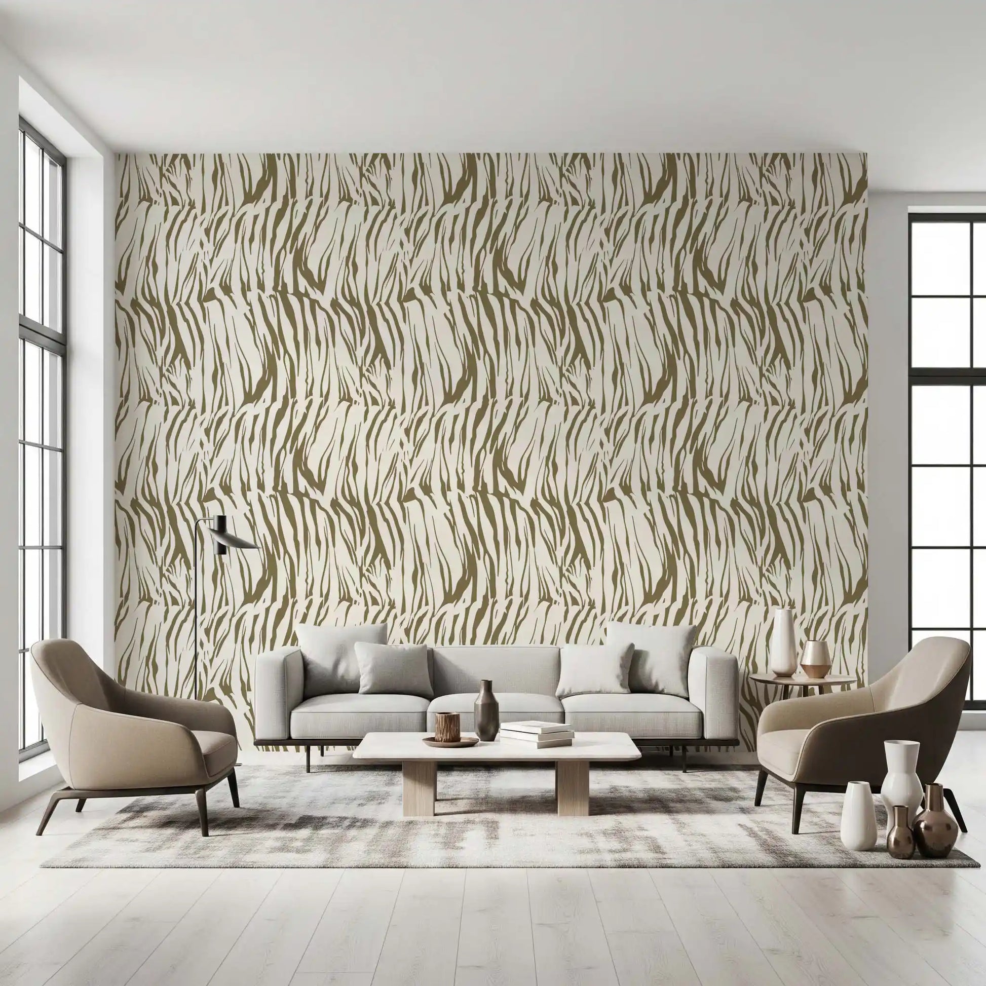 Abstract Organic Linear Motif Wallpaper⁠