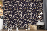 Modern Abstract Gesture Pattern Wallpaper⁠