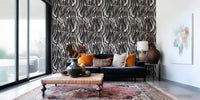 Abstract Zebra Stripe Wallpaper⁠