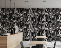 Abstract Zebra Stripe Wallpaper⁠