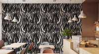 Abstract Zebra Stripe Wallpaper⁠