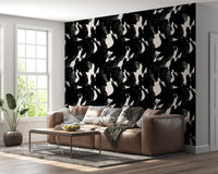 Abstract Charcoal Ink Flow Wallpaper⁠
