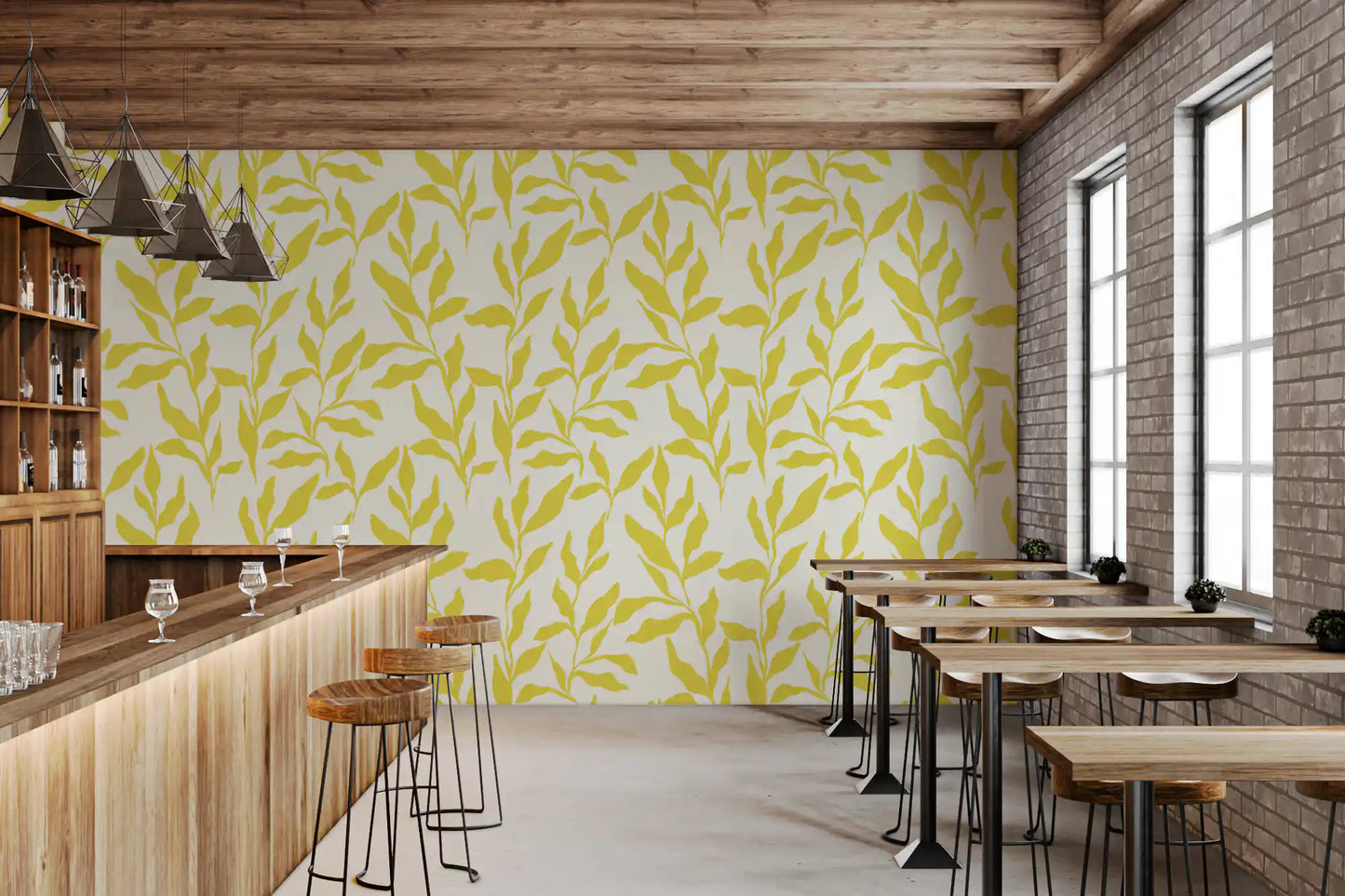 Sun-Kissed Golden Foliage Wallpaper⁠