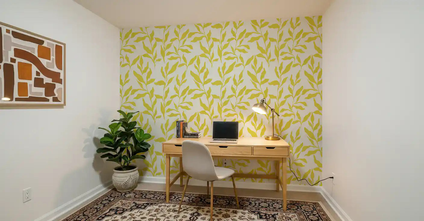 Sun-Kissed Golden Foliage Wallpaper⁠