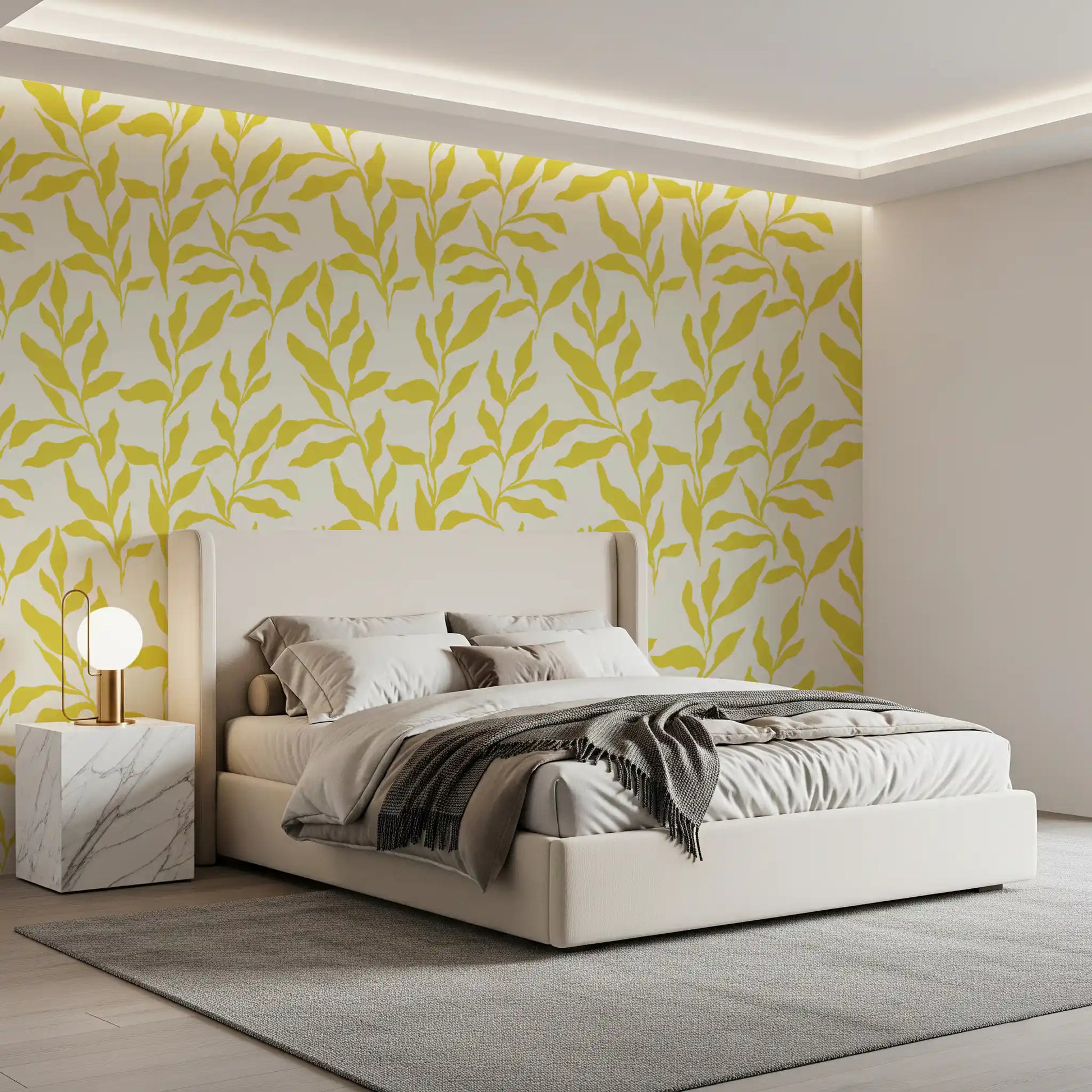 Sun-Kissed Golden Foliage Wallpaper⁠