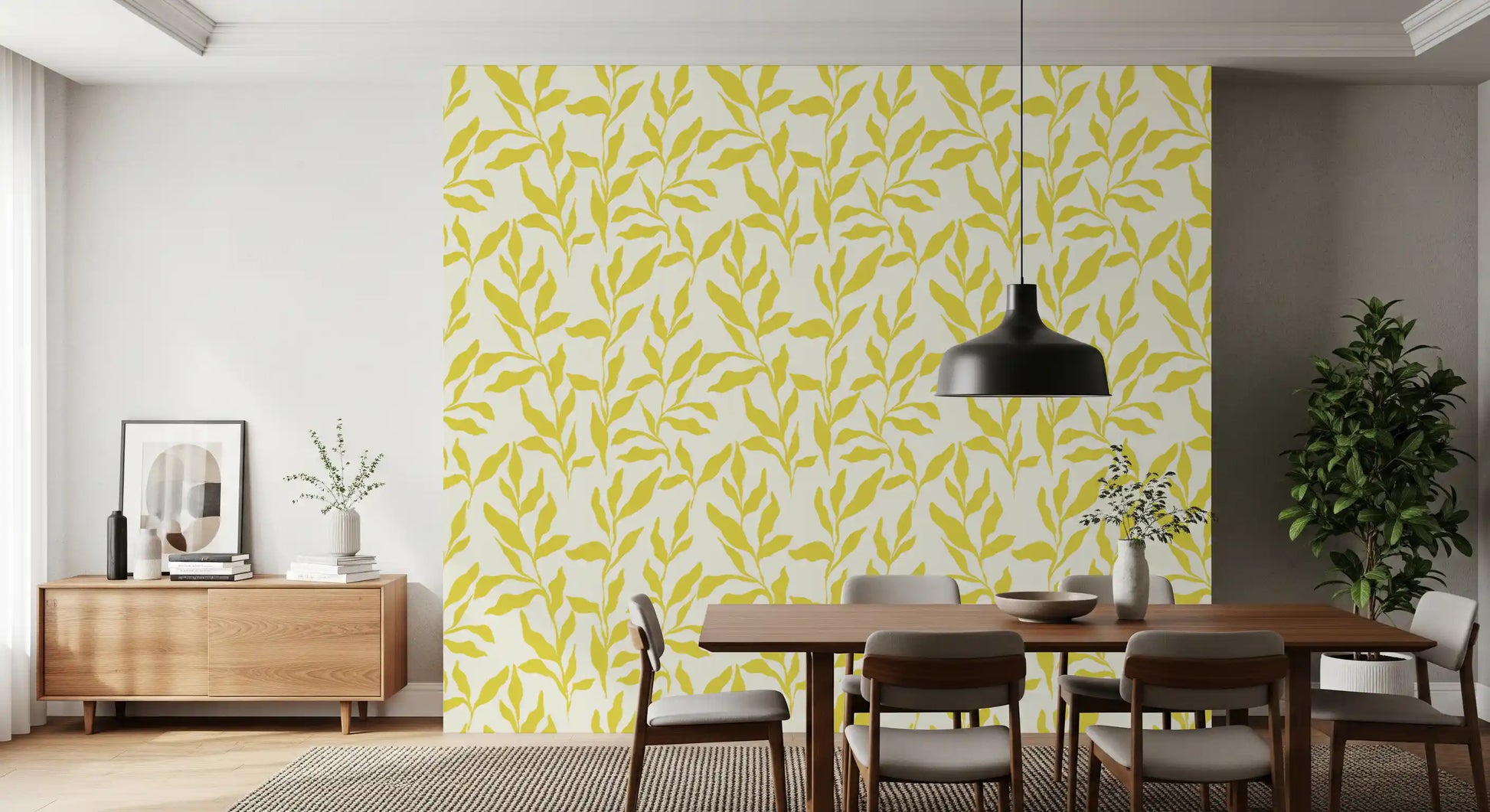 Sun-Kissed Golden Foliage Wallpaper⁠