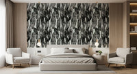 Abstract Monochrome Brushstroke Layers Wallpaper⁠