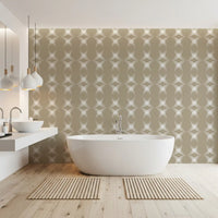 Interwoven Arcs Linear Pattern Wallpaper⁠