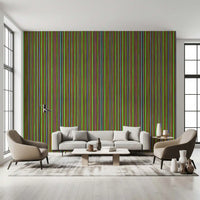 Vibrant Multicolored Vertical Stripe Wallpaper⁠