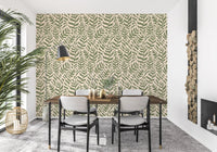 Sage Botanical Fern Trail Wallpaper⁠