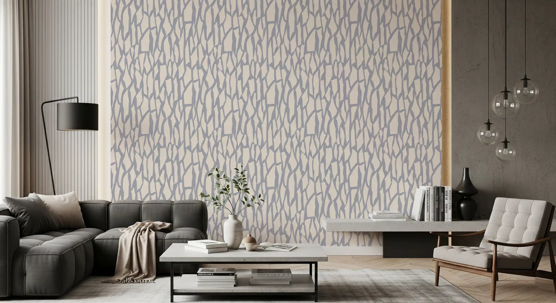 Minimalist Stone Fragment Pattern Wallpaper⁠