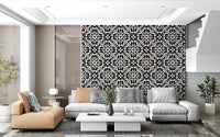 Abstract Circular Lattice Wallpaper⁠