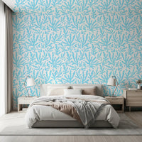 Abstract Ocean Coral Blue Wallpaper⁠