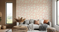 Soft Brushstroke Bloom Pattern Wallpaper⁠