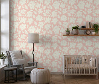 Soft Brushstroke Bloom Pattern Wallpaper⁠