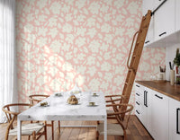 Soft Brushstroke Bloom Pattern Wallpaper⁠