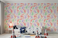 Modern Matisse Inspired Cutouts Wallpaper⁠