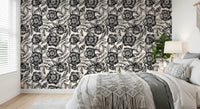 Ink Blossom Garden Wallpaper⁠