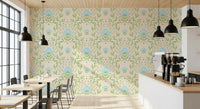 Nordic Bloom Botanical Print Wallpaper⁠
