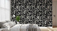 Abstract Organic Ink Shapes Wallpaper⁠