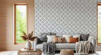 Soft Arced Tile Motif Wallpaper⁠