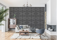 Minimalist Linear Arch Pattern Wallpaper⁠